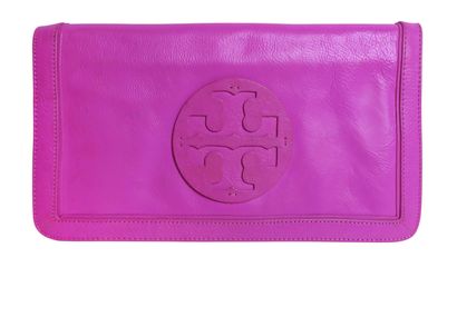 Oversized Logo Clutch, front view
